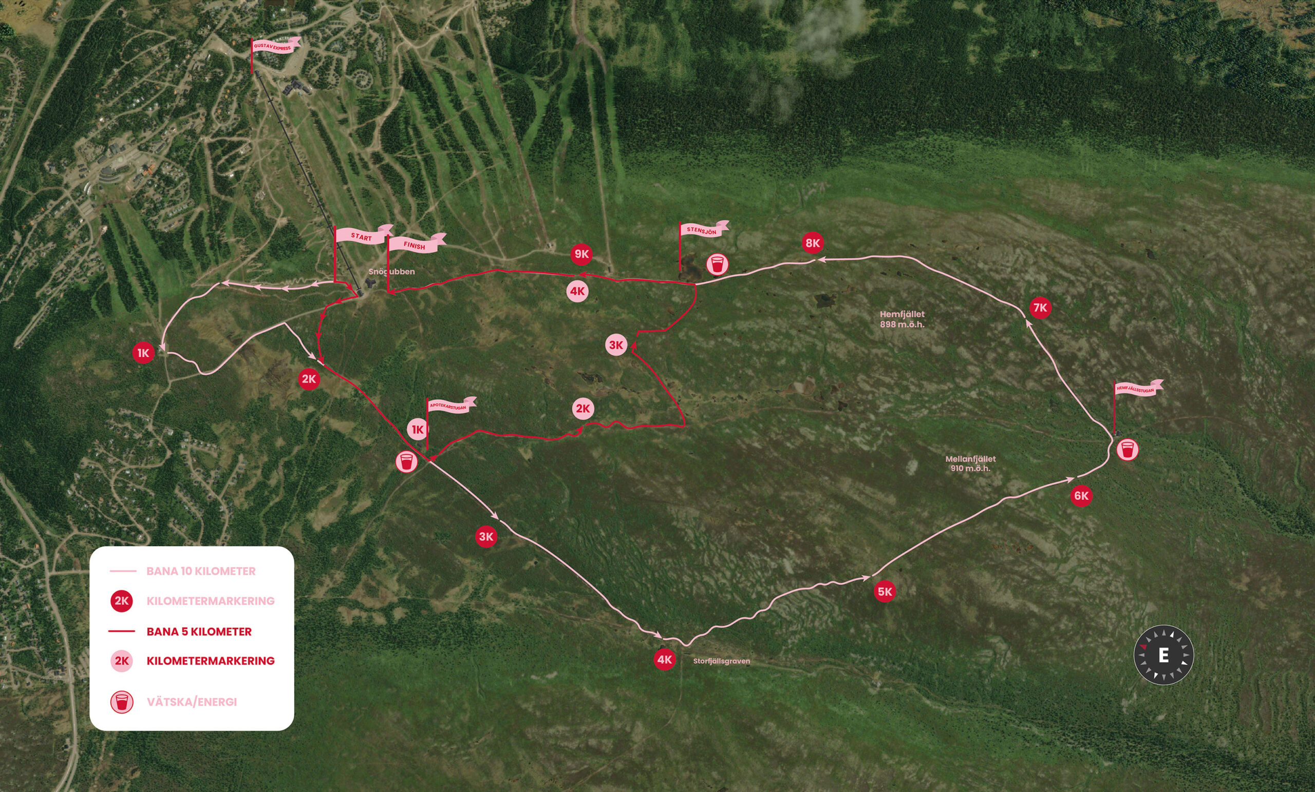 Tjejmilen Sälen Karta 2026